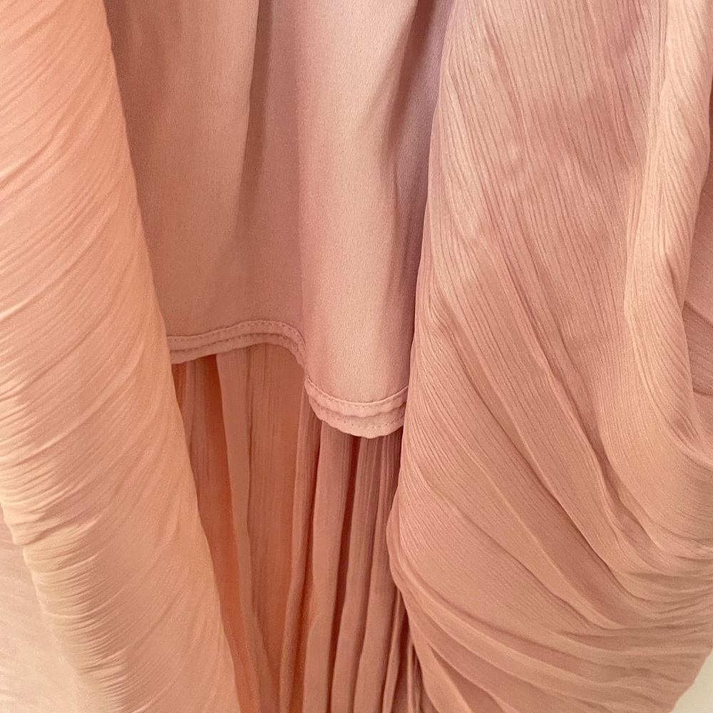 Topshop Light Pink Pleated Maxi Skirt - Picture 8 of 10